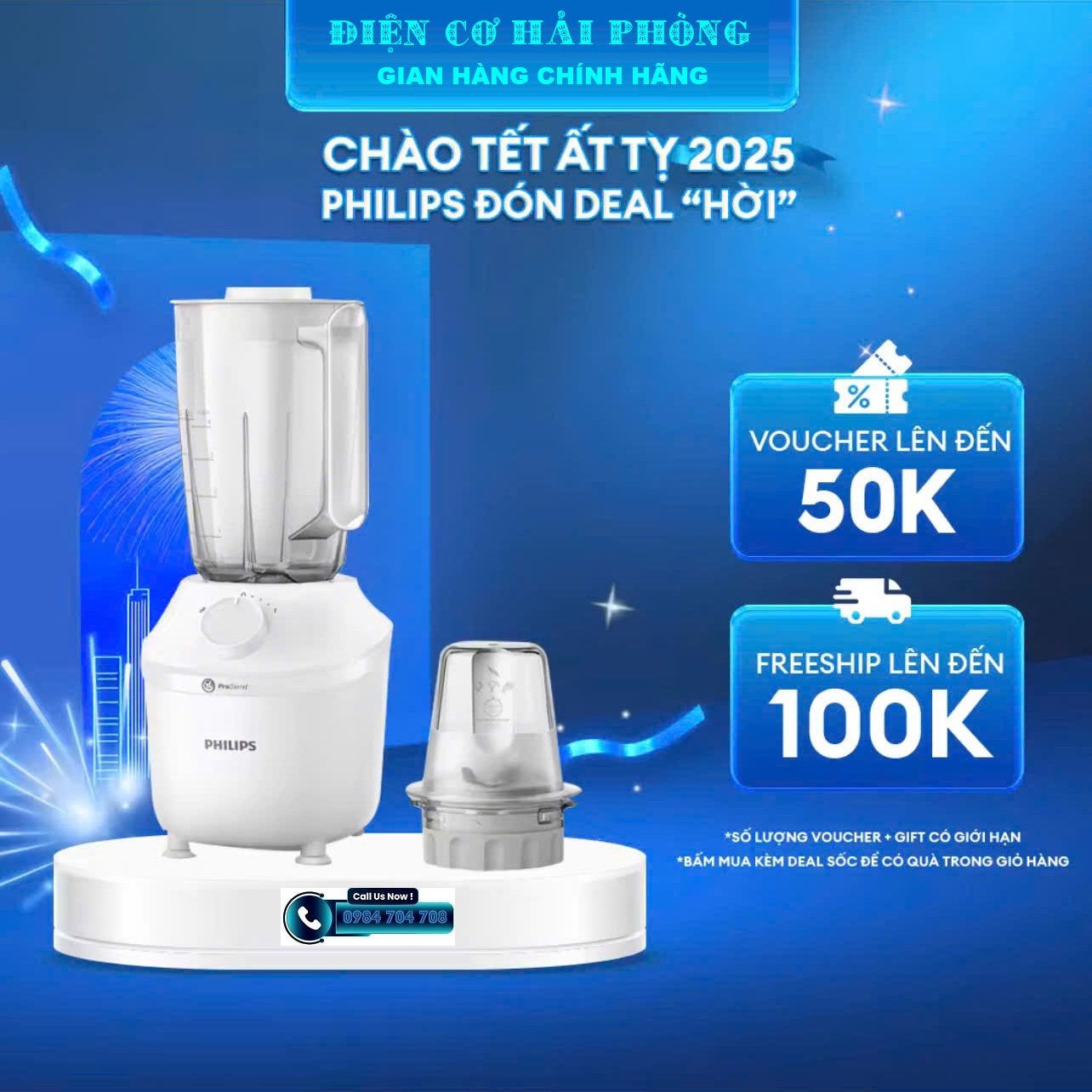 Máy Xay Sinh Tố Philips HR2041/10 (450W)